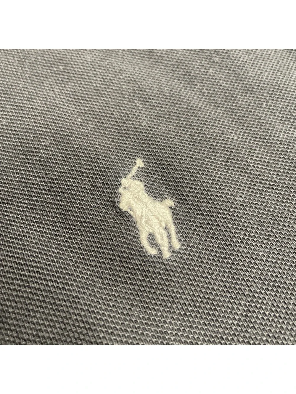 Polo Ralph Lauren Polo Shirt Mens 3XB Black Gray Pony Pique Cotton Casual Preppy
